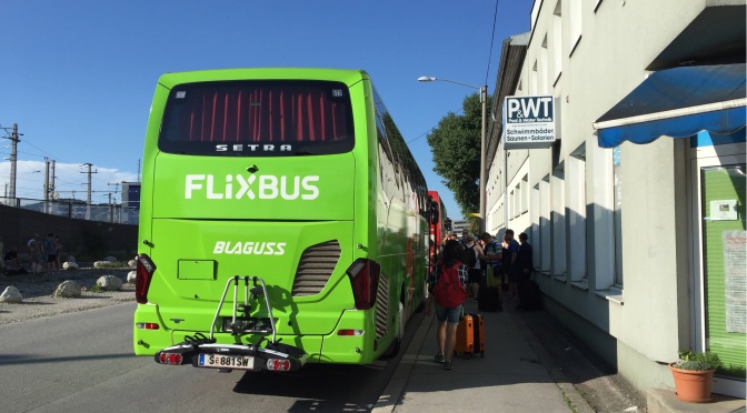 交通編：薩爾斯堡Salzburg→慕尼黑Munich Flixbus 體驗